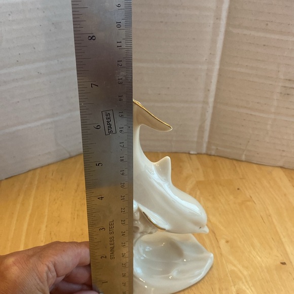 NWT and vintage Lenox dolphin about 7 in tall and 5 in wide. - Picture 7 of 8